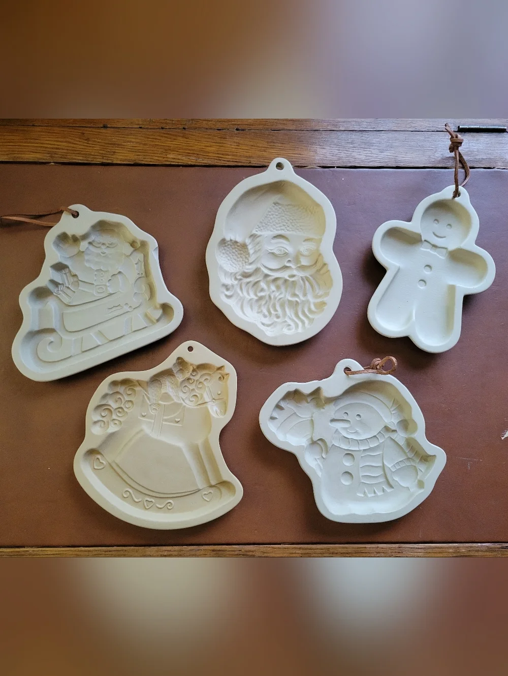 5 Christmas Holiday Ceramic Molds